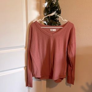 Hollister Pink Sweater Size small